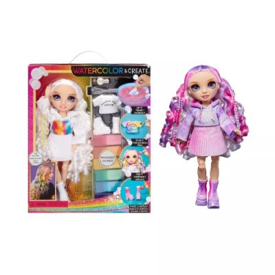 MGA - Rainbow High Watercolor And Create Fashion DIY Docka With Purple Eyes / from Assort